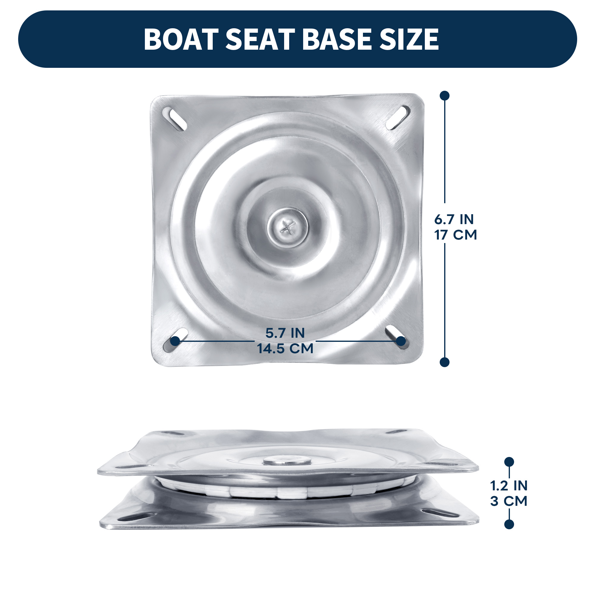 Boat Seat Swivel, 316 Stainles - Fishing Boat Seat ulasan dan harga