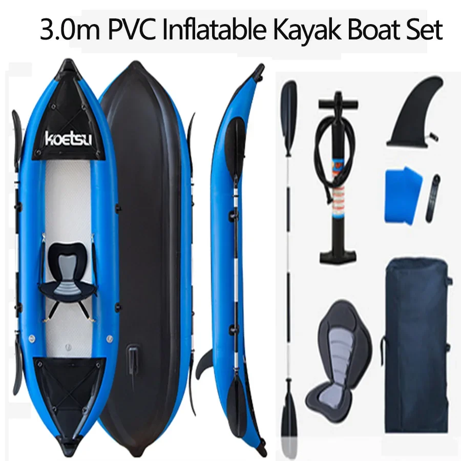 KOETSU 1-2 Persons Inflatable  - Fishing Boat Trailer ulasan dan harga